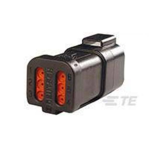 TE Connectivity DT zástrčkový konektor na kabel 6, DT04-6P-CE03, 1 ks