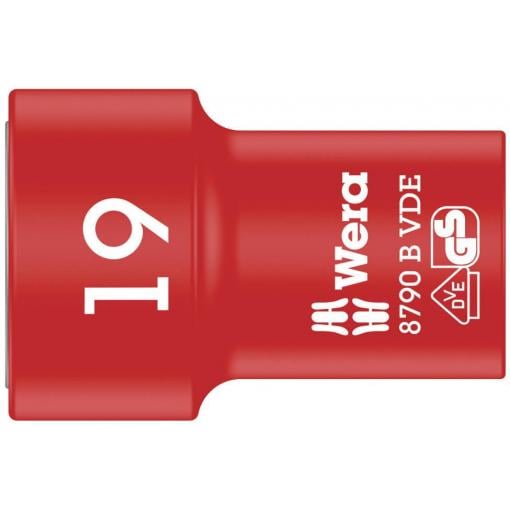 Wera 8790 B VDE 05004963001 vnější šestihran vložka pro nástrčný klíč 19 mm 3/8