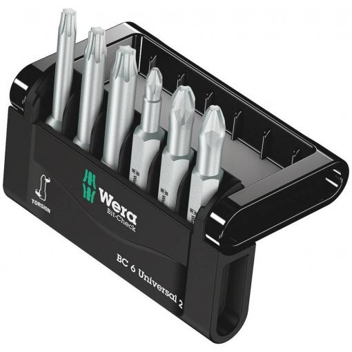 Wera Bit-Check 6 V Universal 1 05056478001 sada bitů, 6dílná, vnitřní čtyřhran, 1/4 (6,3 mm)