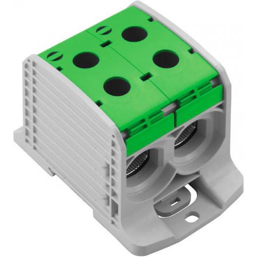 Weidmüller 2502820000 průchodková svorka 67.60 mm šroubovací šedá, zelená 1 ks
