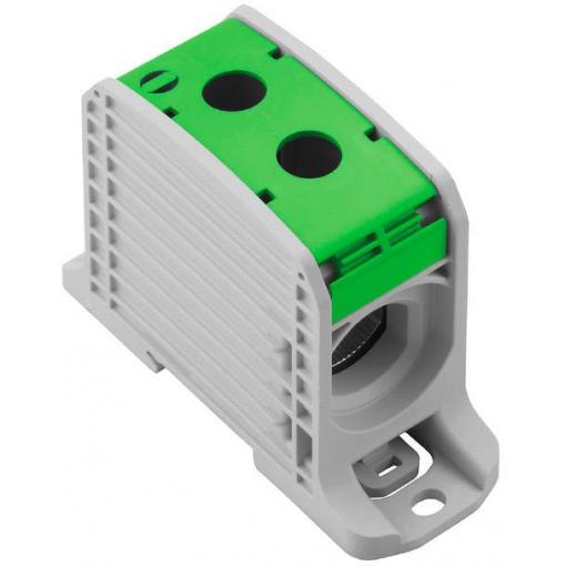 Weidmüller 2502770000 průchodková svorka 37.50 mm šroubovací šedá, zelená 1 ks