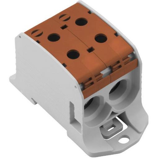 Weidmüller 2502730000 průchodková svorka 47 mm šroubovací hnědá 1 ks