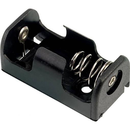 TRU COMPONENTS BH-1/2AA-2P bateriový držák 1x 1/2 AA póly kontaktu