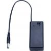 TRU COMPONENTS SBH-9VAS+DC PLUG bateriový držák 1x 9 V zástrčka jack
