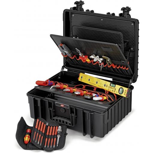 Knipex Robust 34 Elektro, 00 21 36 kufřík s nářadím, 26dílná
