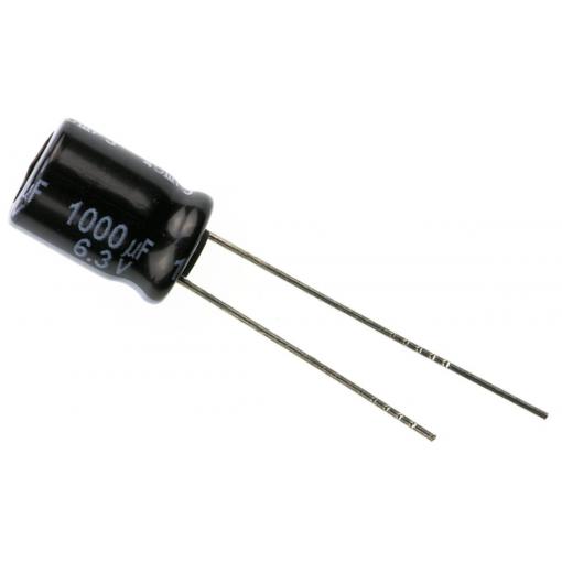Panasonic EEUFR0J102 elektrolytický kondenzátor radiální 3.50 mm 1000 µF 6.3 V 20 % (Ø) 8 mm 1 ks Tape cut