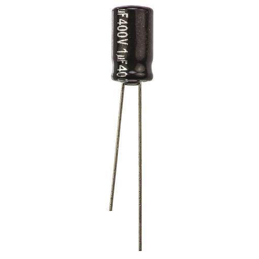 Panasonic ECA2GHG010 elektrolytický kondenzátor radiální 2.50 mm 1 µF 400 V 20 % (Ø) 6.30 mm 1 ks Tape cut