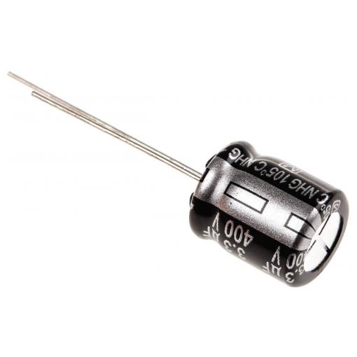 Panasonic ECA2GHG3R3 elektrolytický kondenzátor radiální 5.00 mm 3.3 µF 400 V 20 % (Ø) 10.00 mm 1 ks Tape cut