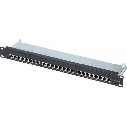 24 portů Renkforce CAT 6A 1 U