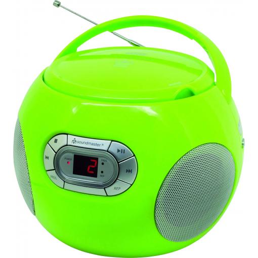soundmaster SCD2120GR SCD2120GR rádio s CD, FM, AUX, CD, zelená