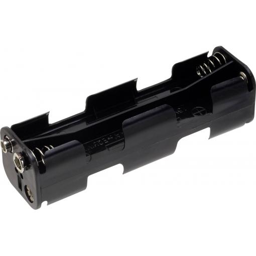 TRU COMPONENTS BH-382B bateriový držák 8x AA tlačítkové připojení