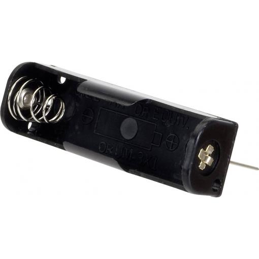 TRU COMPONENTS BH-311-1P bateriový držák 1x AA póly kontaktu