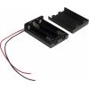 TRU COMPONENTS SBH431A bateriový držák 3x AAA kabel