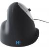 R-GO Tools RGOHE optická ergonomická myš, přenos USB, 4 tlačítko, 3500 dpi, černá, stříbrná