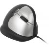 R-GO Tools RGOHELA ergonomická myš USB optická černá, stříbrná 4 tlačítko 3500 dpi ergonomická
