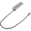 Renkforce RF-3374944 USB Hub 4 porty USB-A USB 3.2 Gen1 5 GBit/s s hliníkovým krytem stříbrná