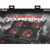 Trust GXT 278 Yozu chladicí podložka pod notebook nastavitelná výška, regulovatelný ventilátor