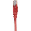 Intellinet 319034 RJ45 síťové kabely, propojovací kabely CAT 6A S/FTP 0.50 m červená jednoduché stínění, kompletní stínění, bez halogenů 1 ks