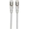 Intellinet 317245 RJ45 síťové kabely, propojovací kabely CAT 6A S/FTP 5.00 m šedá fóliové stínění, stínění pletivem, bez halogenů 1 ks