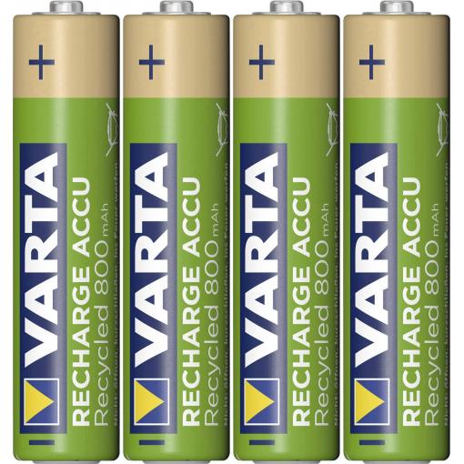 Varta RECH.AC.RECYC.AAA800mAh BLI4 akumulátor AAA Ni-MH 800 mAh 1.2 V 4 ks