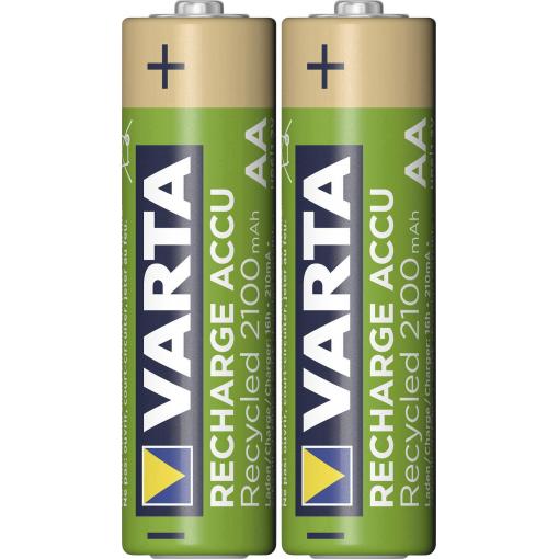 Varta RECH.AC.RECYC.AA2100mAh BLI2 akumulátor AA, Ni-MH, 2000 mAh, 1.2 V, 2 ks