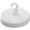 magnetoplan magnet s háčkem magnetoplan® 47mm 16kg Ferrit weiß (Ø) 47 mm kulatý, s hákem bílá 1 ks 52647