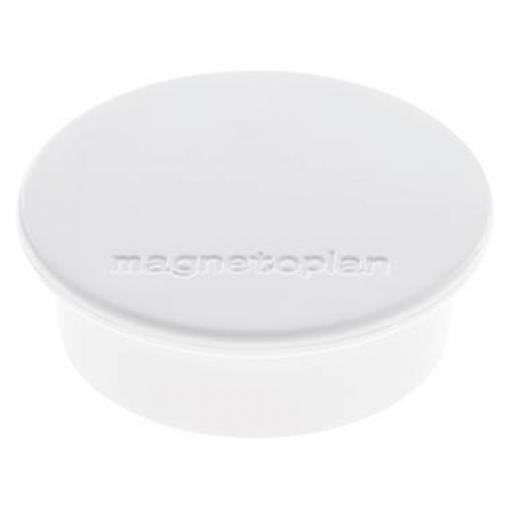 magnetoplan magnet Discofix Color (Ø x v) 40 mm x 13 mm kulatý bílá 10 ks 1662000