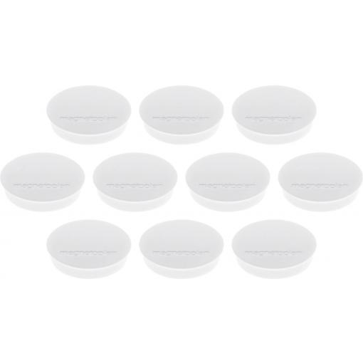 magnetoplan magnet Discofix Standard (Ø x v) 30 mm x 8 mm kulatý bílá 10 ks 1664200