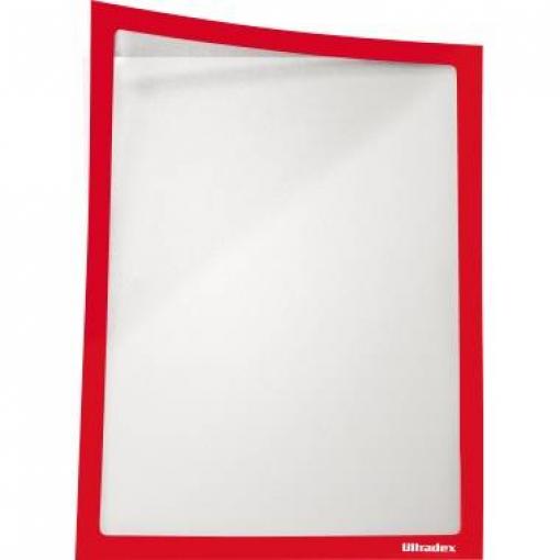 Ultradex 889005 informační rámeček magnetický červená (š x v) 225 mm x 312 mm DIN A4