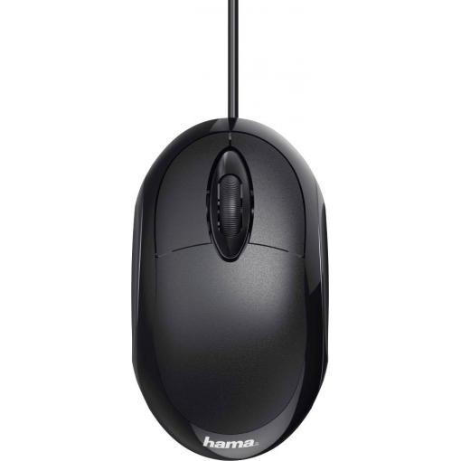 Hama MC-100 optická myš, přenos USB, 3 tlačítko, 1000 dpi, černá