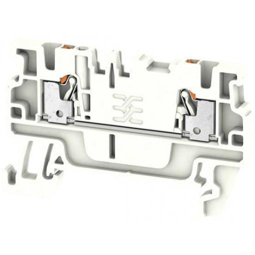 Weidmüller 2508160000 průchodková svorka 3.5 mm pružinová svorka bílá 100 ks