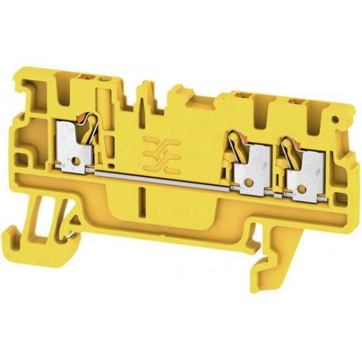 Weidmüller 2534520000 průchodková svorka 3.50 mm pružinová svorka žlutá 50 ks