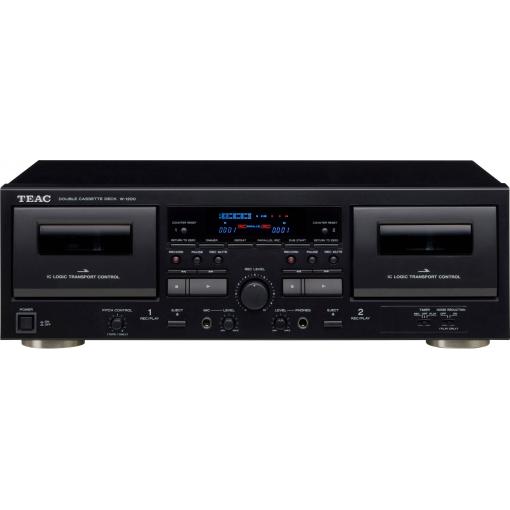 TEAC W-1200 kazetový černá