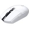 Logitech Gaming G305 optická herní myš, přenos bezdrátový, 6 tlačítko, 12000 dpi, bílá