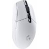 Logitech Gaming G305 optická herní myš, přenos bezdrátový, 6 tlačítko, 12000 dpi, bílá