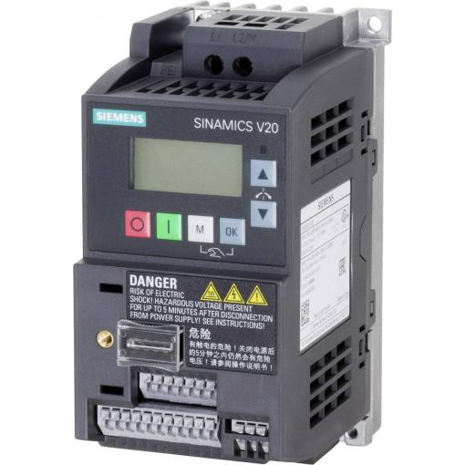 Siemens frekvenční měnič 6SL3210-5BB11-2BV1 0.12 kW 200 V, 240 V