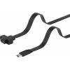 Renkforce USB kabel USB 3.2 Gen1 USB-C ® zástrčka, USB-C ® zásuvka 0.25 m černá lze šroubovat, flexibilní provedení RF-3415030
