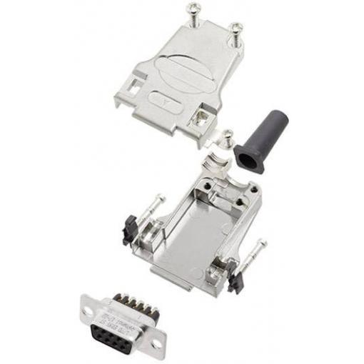 Amphenol L17DTZF25-RG+L77DB25SST sada D-SUB zásuvková lišta 180 ° Pólů: 25 šroubovací 1 ks