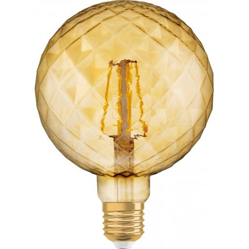 OSRAM HOMELIGHTING 4058075092037 LED Energetická třída (EEK2021) E (A - G) E27 kulatý tvar 4 W = 40 W teplá bílá (Ø x d) 125 mm x 125 mm 1 ks