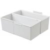 HAN HAN 22,8 x 17,1 x 10,2 cm (B x H x T) 975-11 kartotéční box světle šedá max. počet karet: 500 karet DIN A5 na šířku