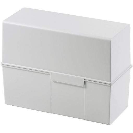 HAN HAN 22,8 x 17,1 x 10,2 cm (B x H x T) 975-11 kartotéční box světle šedá max. počet karet: 500 karet DIN A5 na šířku