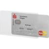 Durable RFID pouzdro na dokumenty, ochranné pouzdro 890319 stříbrná, transparentní 3 ks