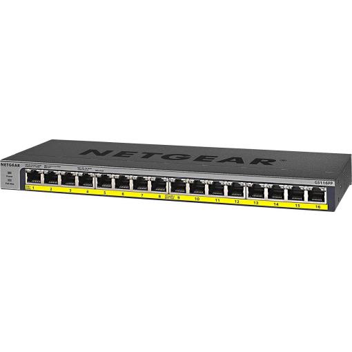 NETGEAR GS116PP-100EUS GS116PP síťový switch 16 portů funkce PoE