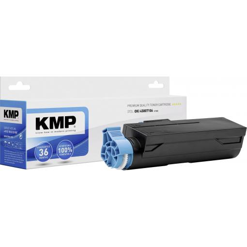 KMP Toner náhradní OKI 45807106 kompatibilní černá 8500 Seiten O-T52X 3355,3000