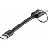 Renkforce USB kabel USB 2.0 USB-A zástrčka, USB-C ® zástrčka 0.10 m černá RF-3425172
