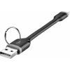 Renkforce USB kabel USB 2.0 USB-A zástrčka, USB-C ® zástrčka 0.10 m černá RF-3425172