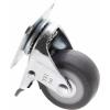 TOOLCRAFT TO-5137869 Otočné kolečko s aretační brzdou a konstrukční deskou 50 mm nosnost (max.): 50 kg