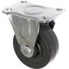 TOOLCRAFT TO-5137890 Pevné kolečko s konstrukční deskou 50 mm, gumové nosnost (max.): 50 kg