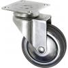 TOOLCRAFT TO-5137911 Otočné kolečko s konstrukční deskou 80 mm, gumové nosnost (max.): 70 kg