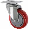 TOOLCRAFT TO-5137953 Otočné kolečko s konstrukční deskou 100 mm, polyuretan nosnost (max.): 125 kg